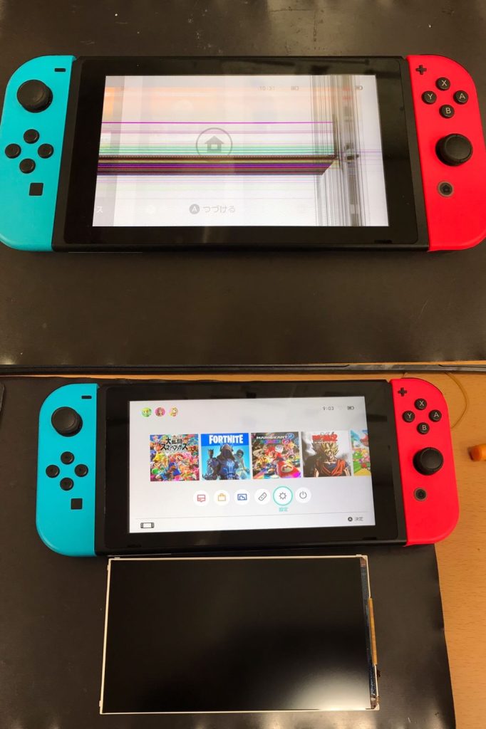 Switch液晶破損