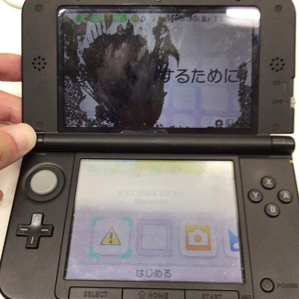 3DS LL 上画面交換 スマホスピタル鹿児島店