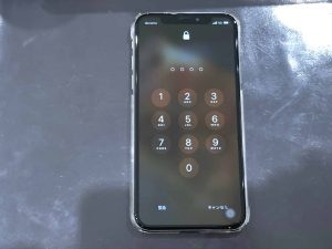 修理後のiPhoneX