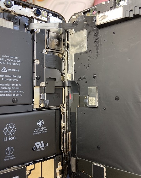スマホスピタル博多駅前店 iPhoneX 水没