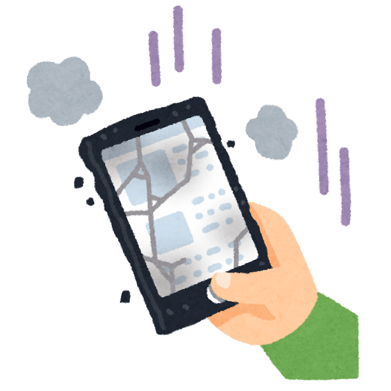スマホの画面が割れたまま使用し続けるリスクについて スマホスピタル