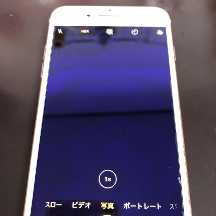 iPhone7Plus バックカメラ 　映らない
