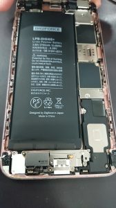 iPhone6SPバッテリー膨張