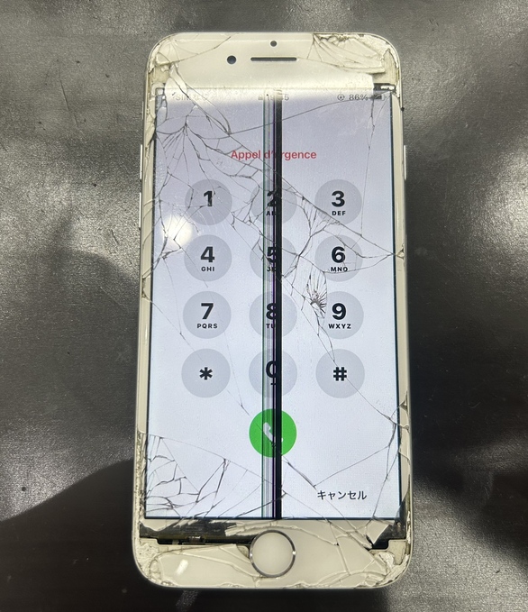 iPhone7画面交換修理前