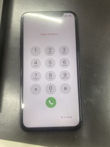 iPhone11pro画面交換後