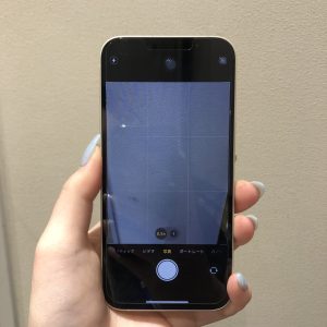 iPhone13修理後広角カメラ起動時