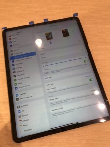 iPadPro12.9第五世代画面交換後1