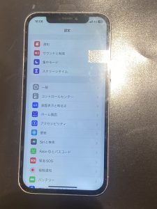 iPhone12mini修理後