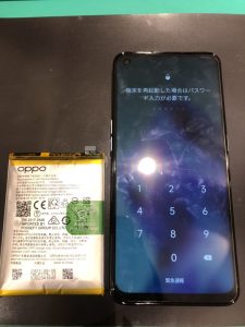 OPPO Reno5Aバッテリー膨張修理後2