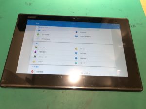 XperiaZ2Tablet画面交換後