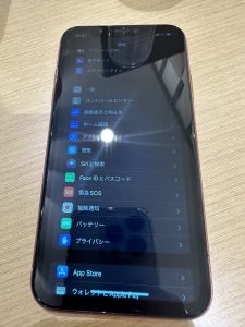 iPhoneXR　画面後