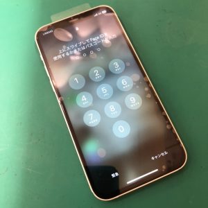 iPhone12画面交換後