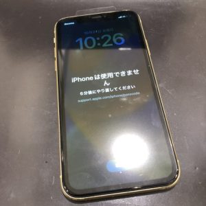 iPhoneXR修理後