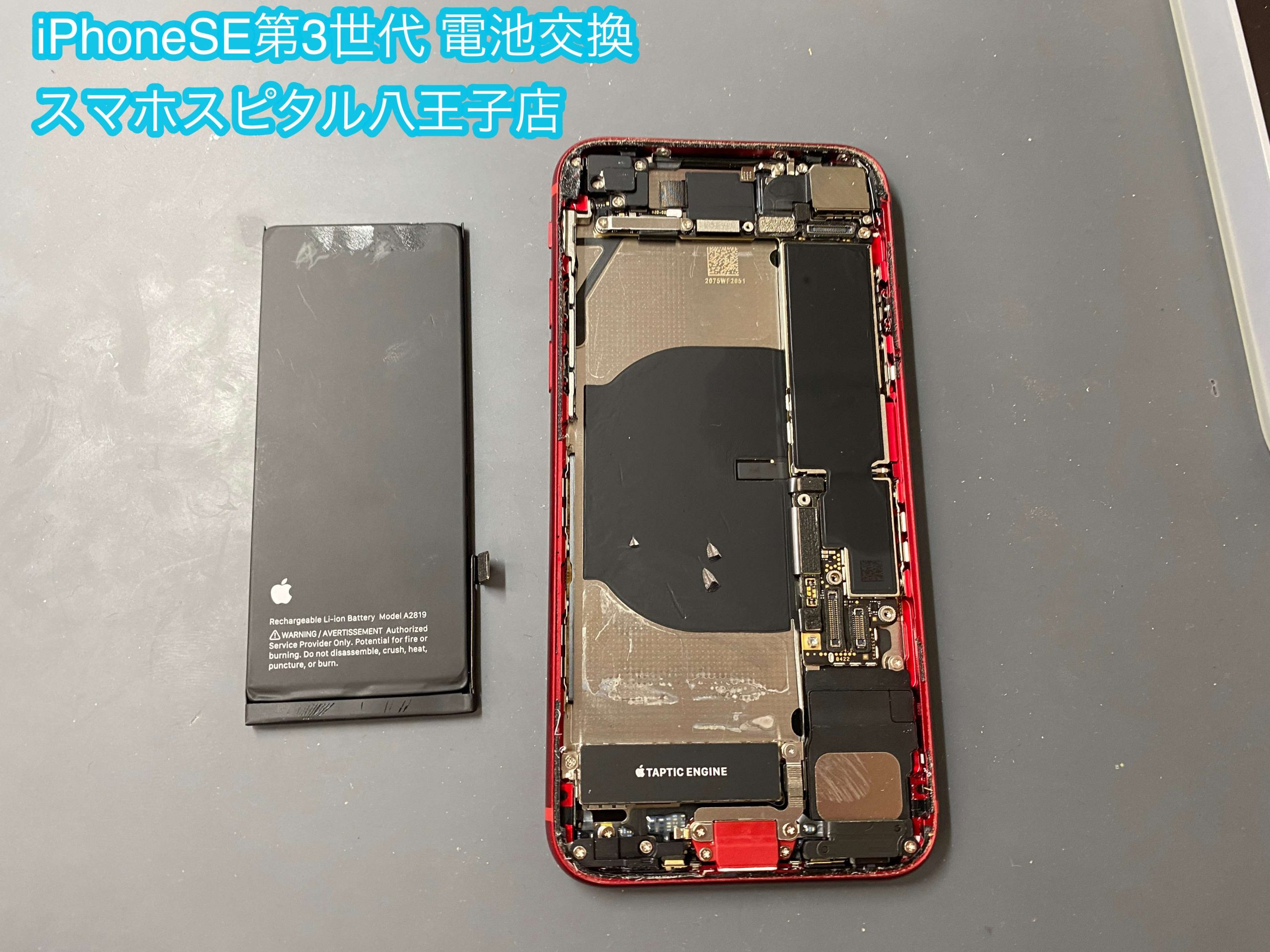 iPhoneSE 第3世代 バッテリー劣化により電池持ちが悪い！バッテリー 