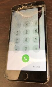 iPhone8/7/6sの画面割れ＆液晶不良！修理事例をご紹介
