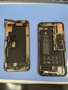 iPhoneXsバッテリー交換