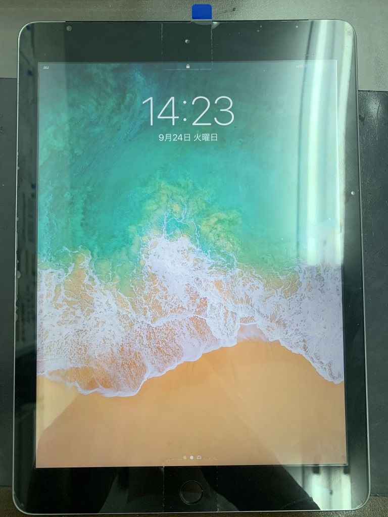 iPad5画面修理後