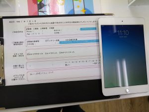 iPad mini4 画面交換修理