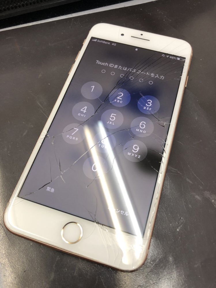 iPhone7 画面割れ 6.22