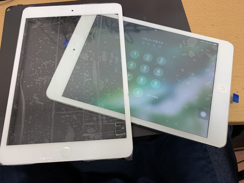iPadmini2 ガラス割れ