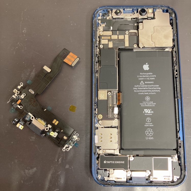 iphone 12の充電口修理