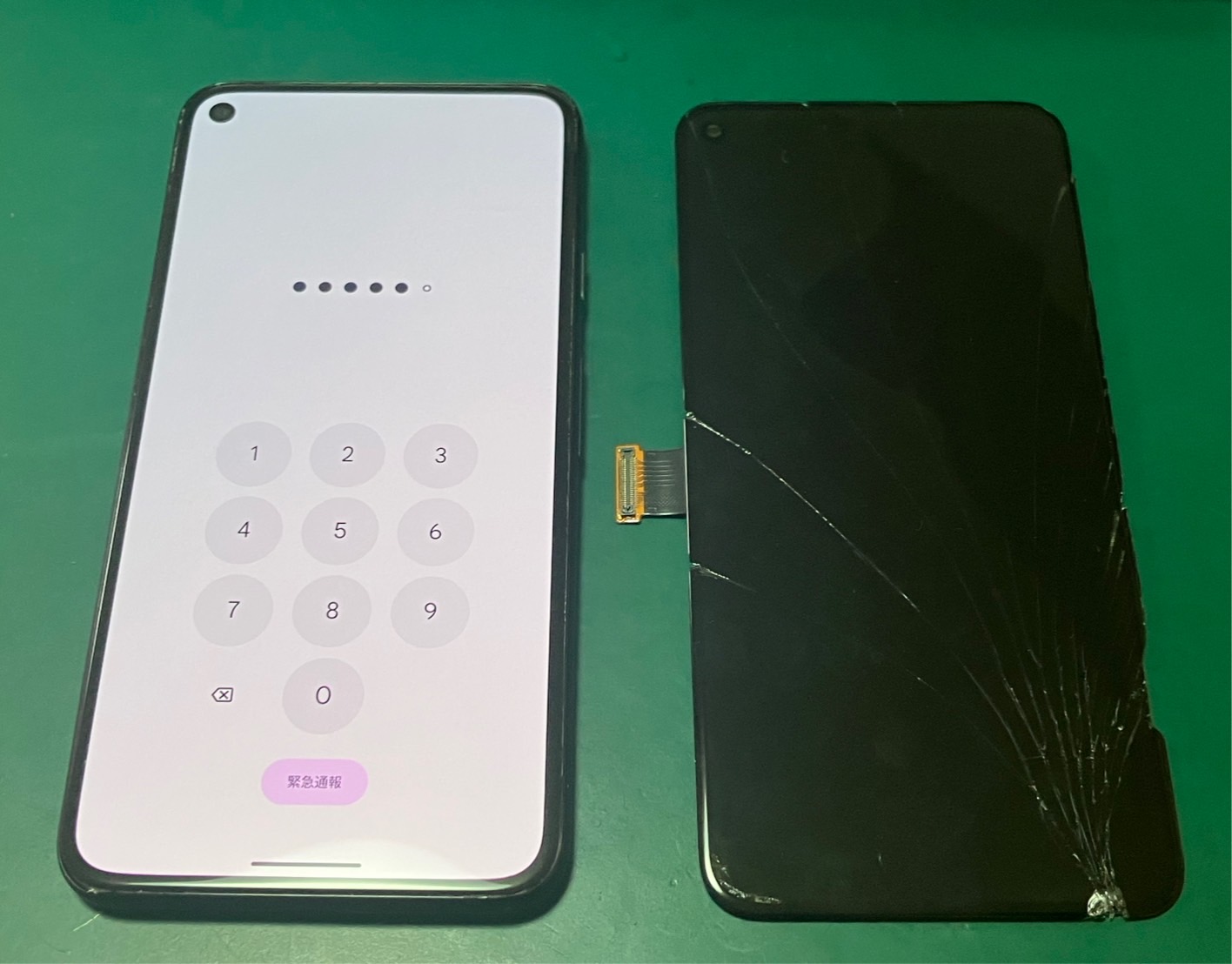 Google Pixel5】画面割れ、液晶故障、Google Pixelも即日修理出来ます