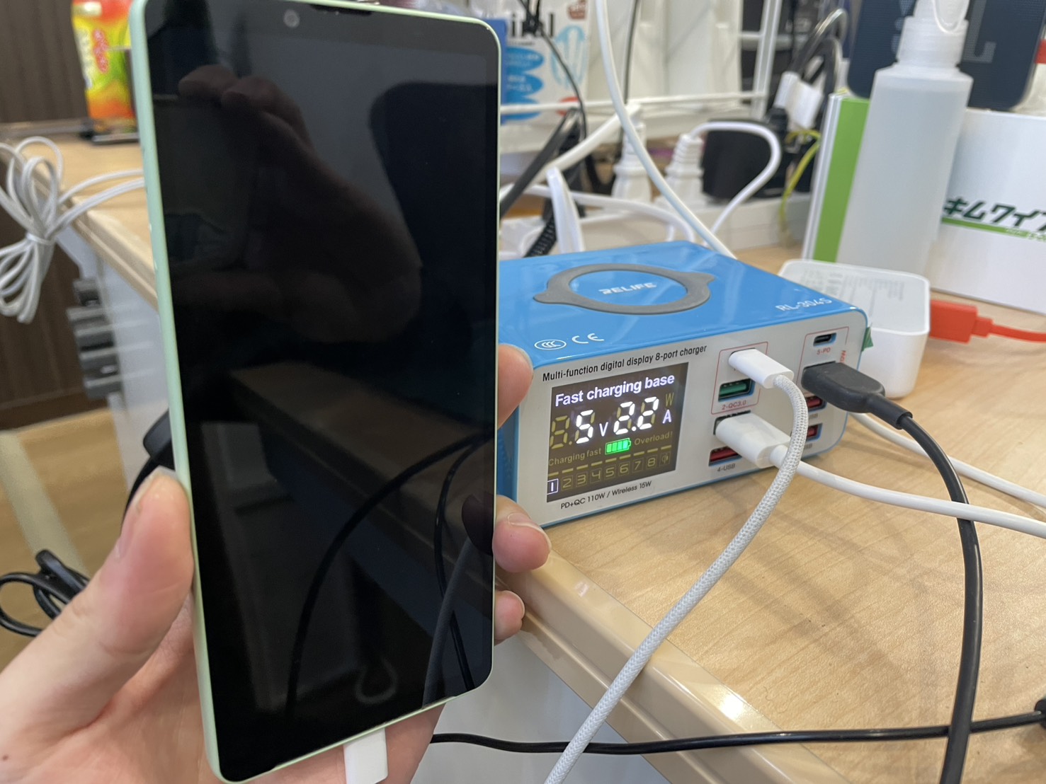 Xperia 10V】経年劣化により、端子が傷つき充電できなくなってしまった