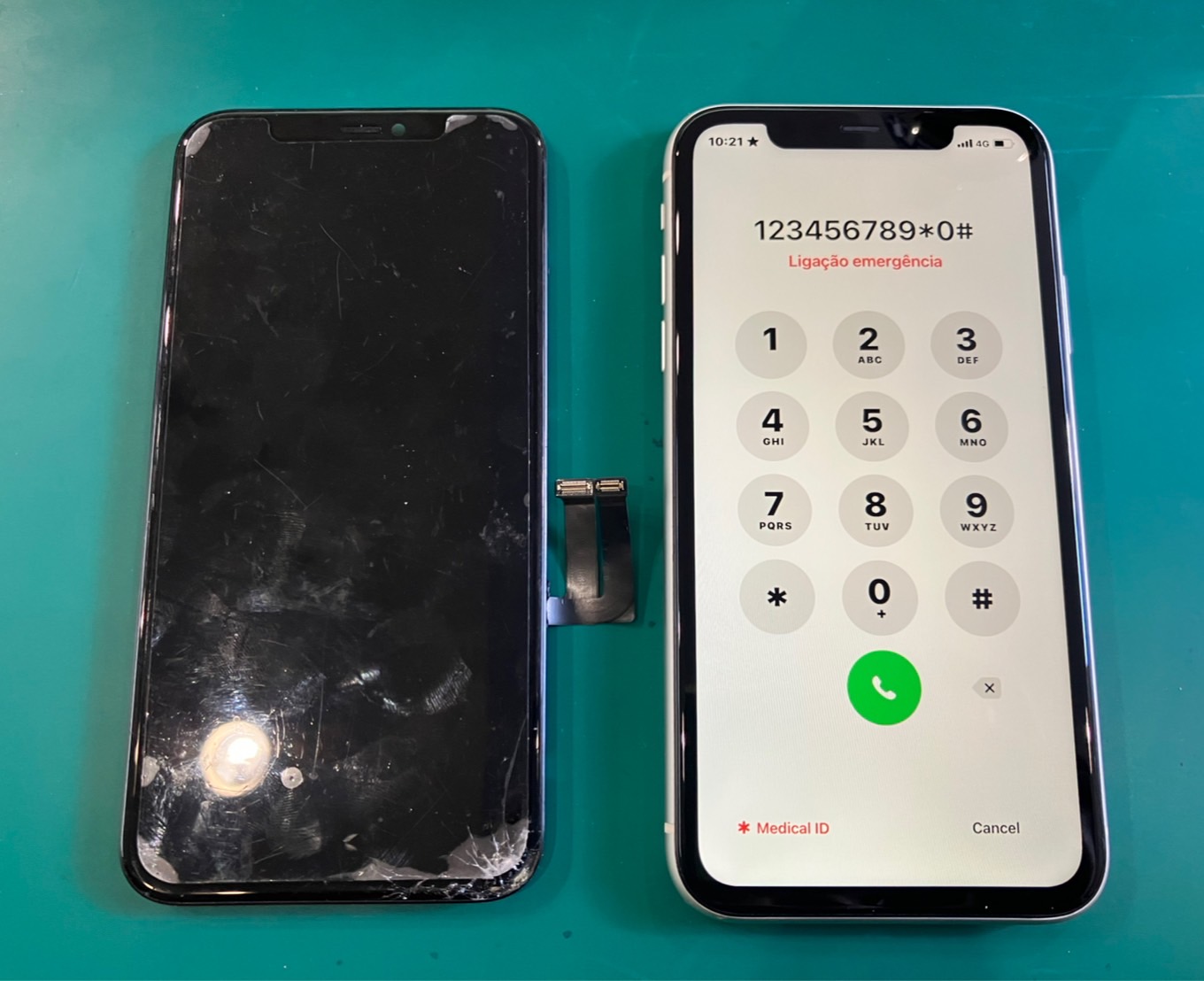 iPhone 11】お出掛け先で突然のiPhoneの画面割れ、スマホスピタルたま