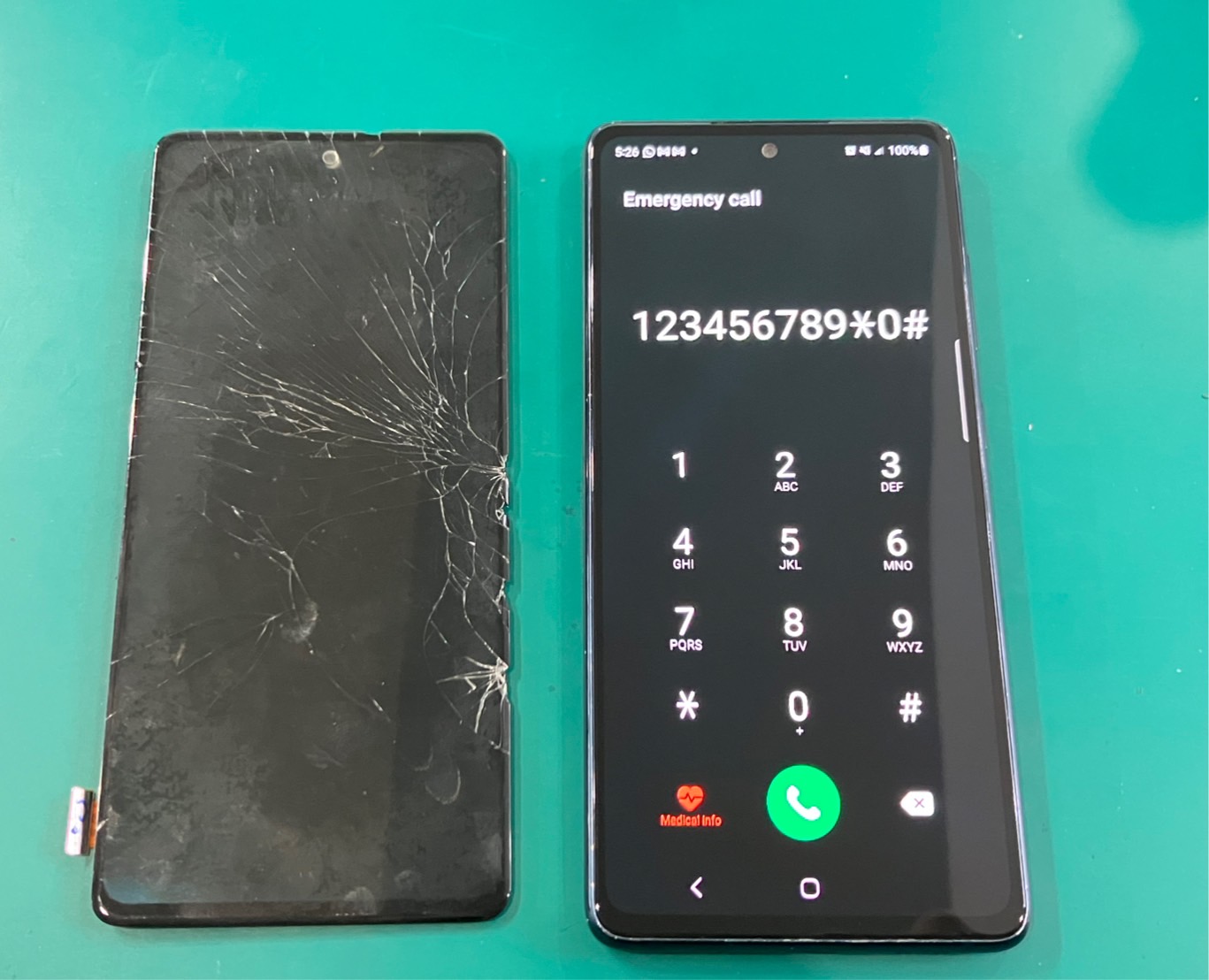 Galaxy S20FE】画面割れ、表示不良、Galaxyの画面修理もスマホスピタル 