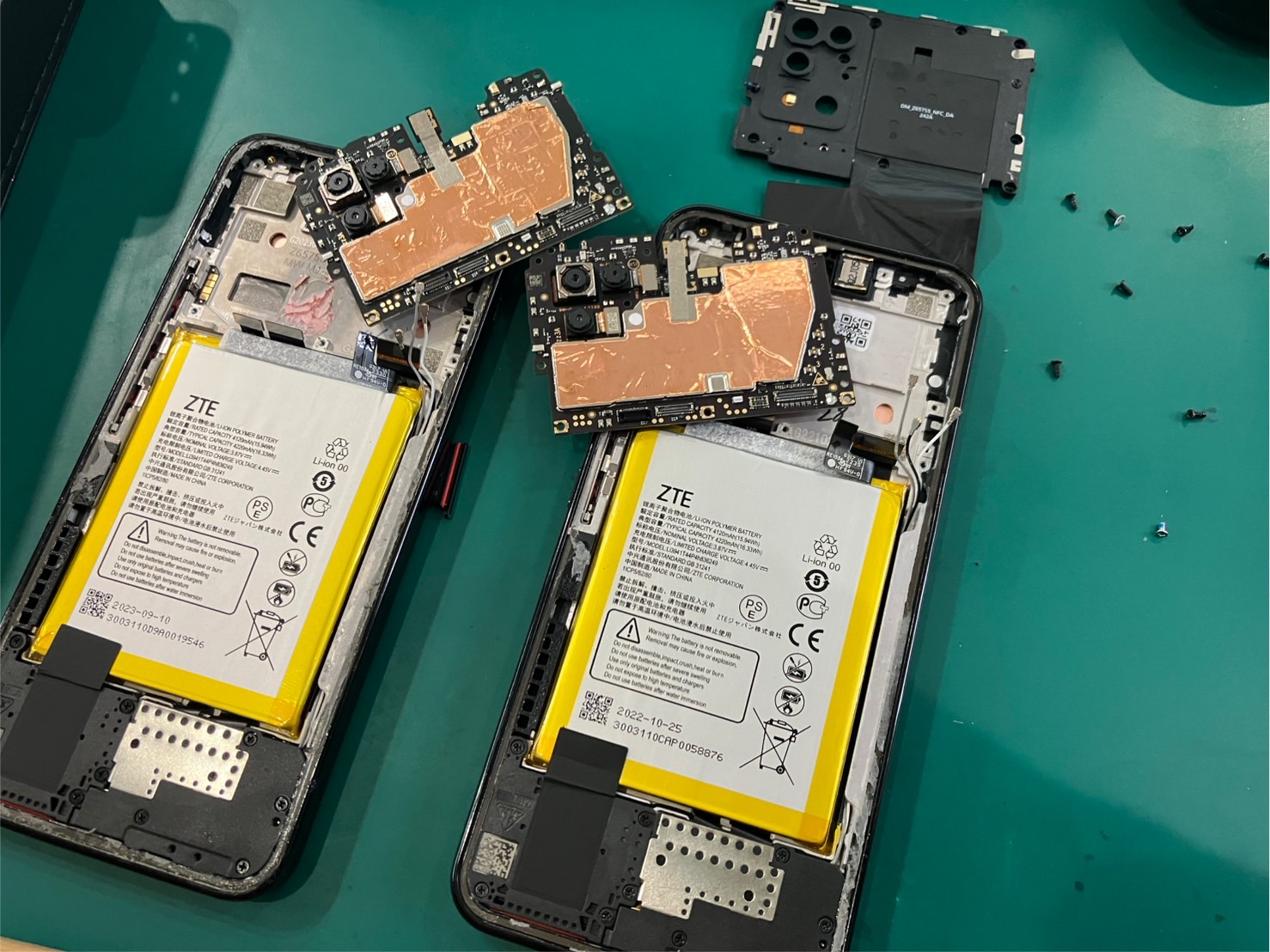 Libero 5G Ⅲ】androidの画面割れ。交換パーツがない機種も基板移植
