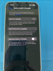 iPhone13 バッテリ-交換