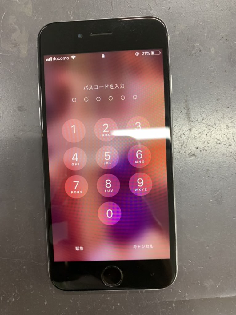 iPhone６　画面交換　あと