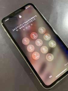 iPhone11画面交換後