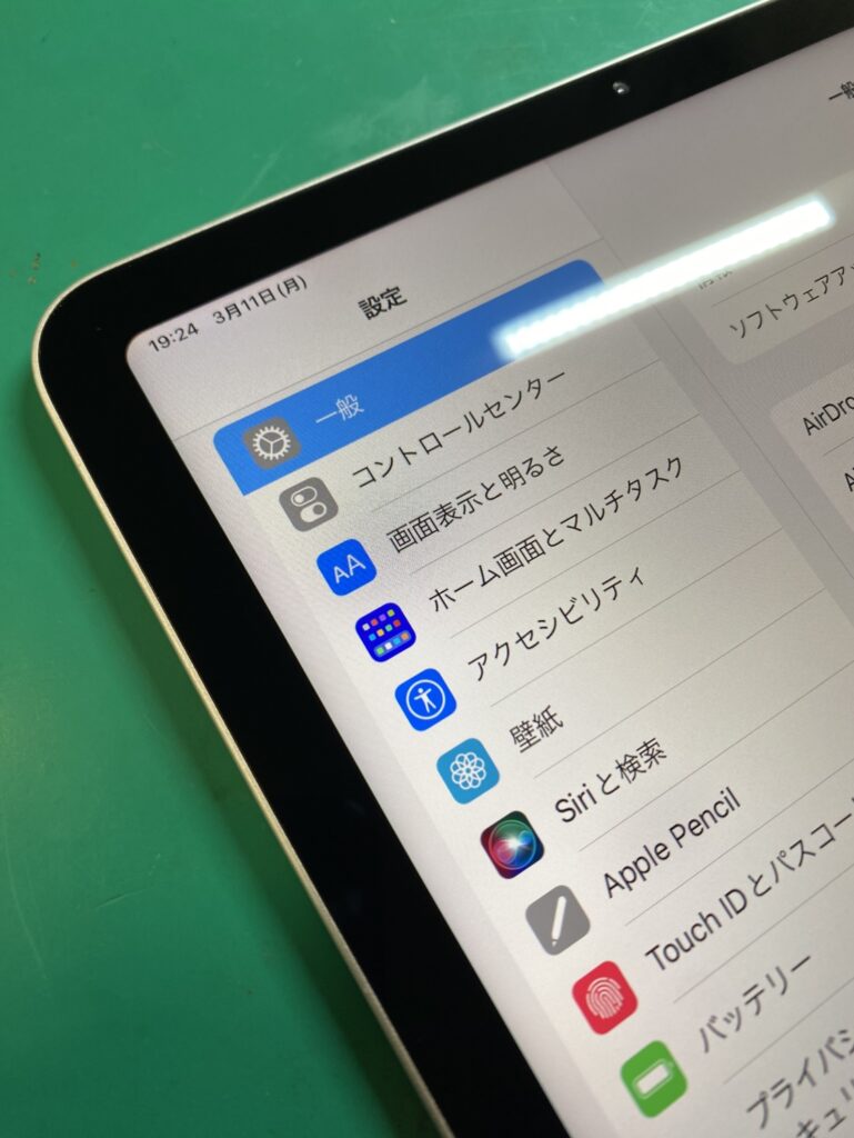 iPadPro12.9代3世代の画面交換で症状が改善