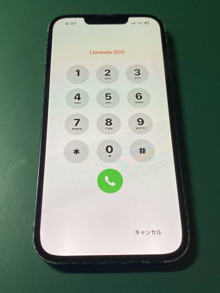 iPhone 13の画面交換で正常に液晶表示が行えるようになった