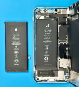 iPhone XRのバッテリー交換
