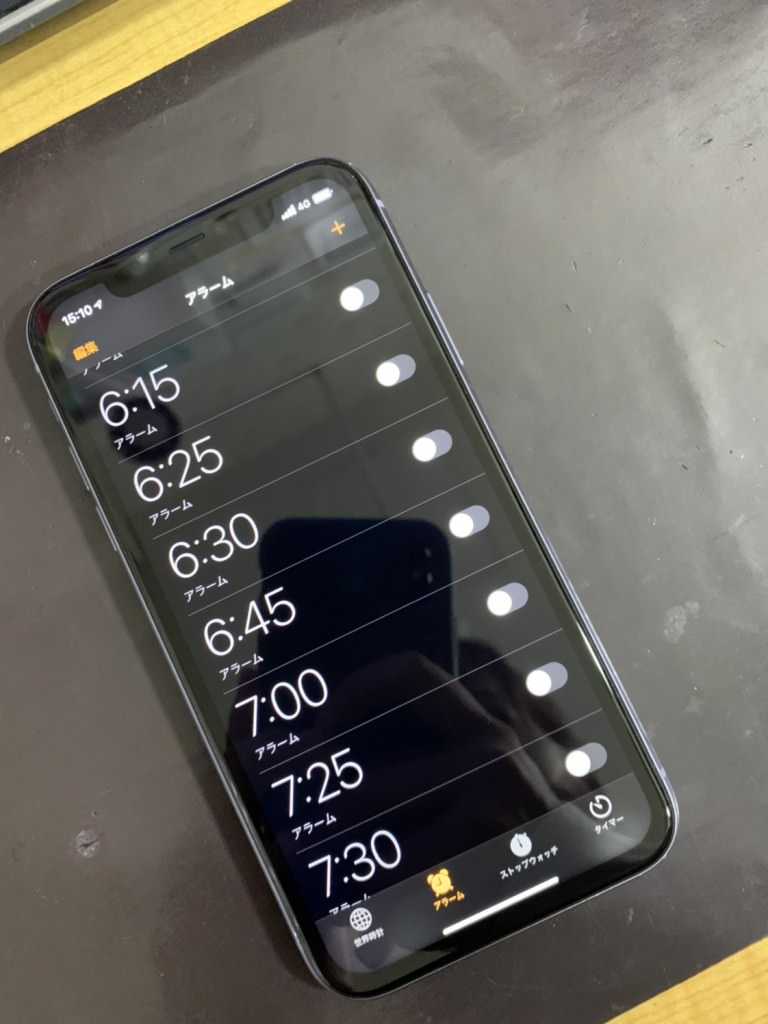 iPhone11 修理 画面割れていない 液晶も映る タッチ操作が出来ない データそのまま 当日 即日 修理 スマホスピタル 神戸 三宮