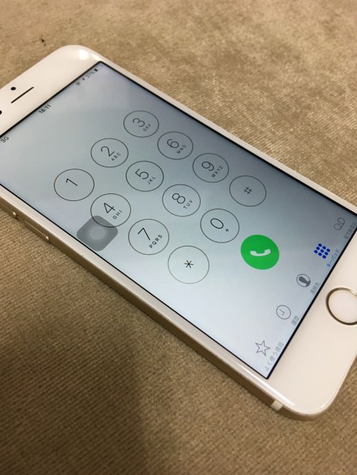 iPhone6、画面修理後