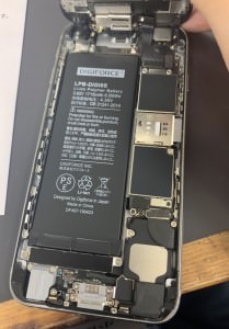 iPhone6sバッテリー交換