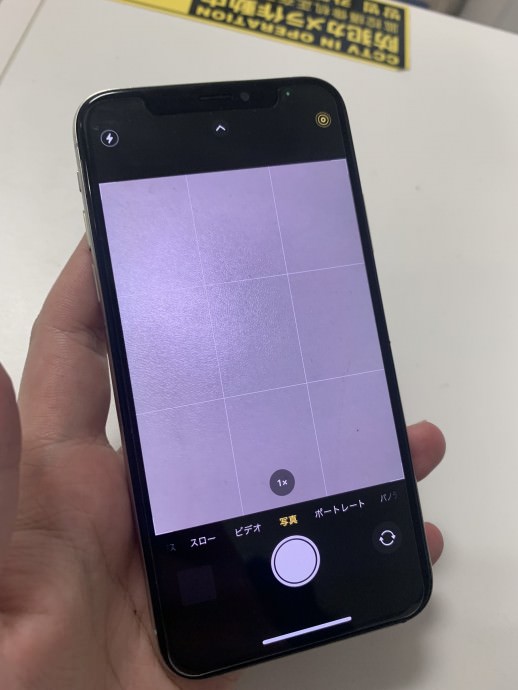 iPhoneXSバックカメラ修理後