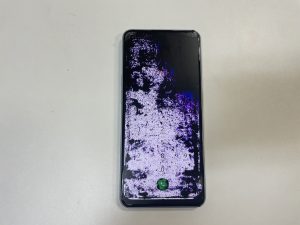 OPPOReno7A画面交換修理、修理前