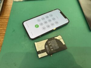 バッテリー交換を終えて最大容量が復活したiPhone 12 Proの画面