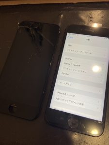 iPhone8　画面交換　修理後