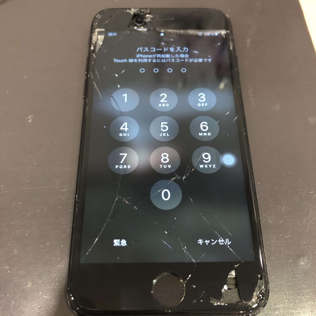 iPhone8 画面 交換 修理 割れ