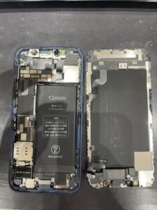 iPhone 12 mini バッテリー交換　修理後