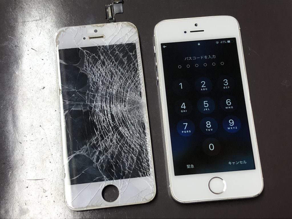 4.0インチ最後の砦iPhoneSEの画面交換修理2