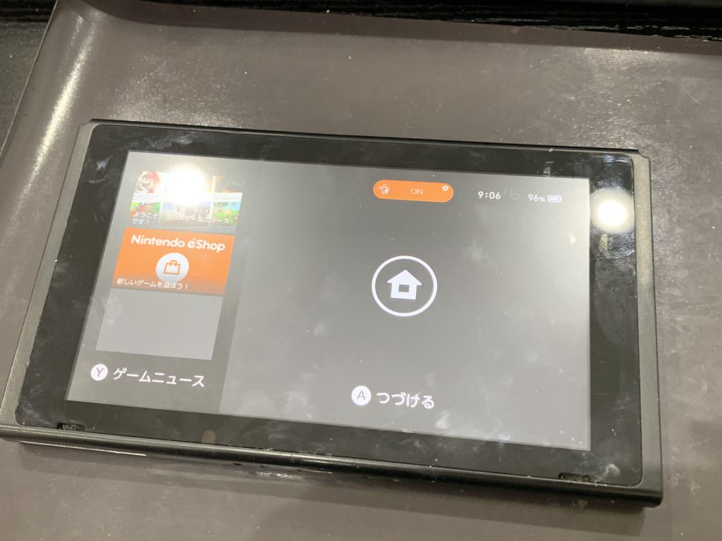 Switch液晶割れた2