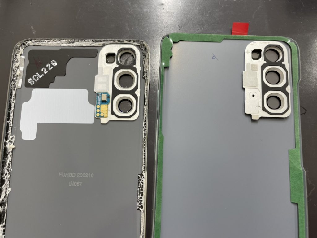 GalaxyS20 交換用パーツの比較