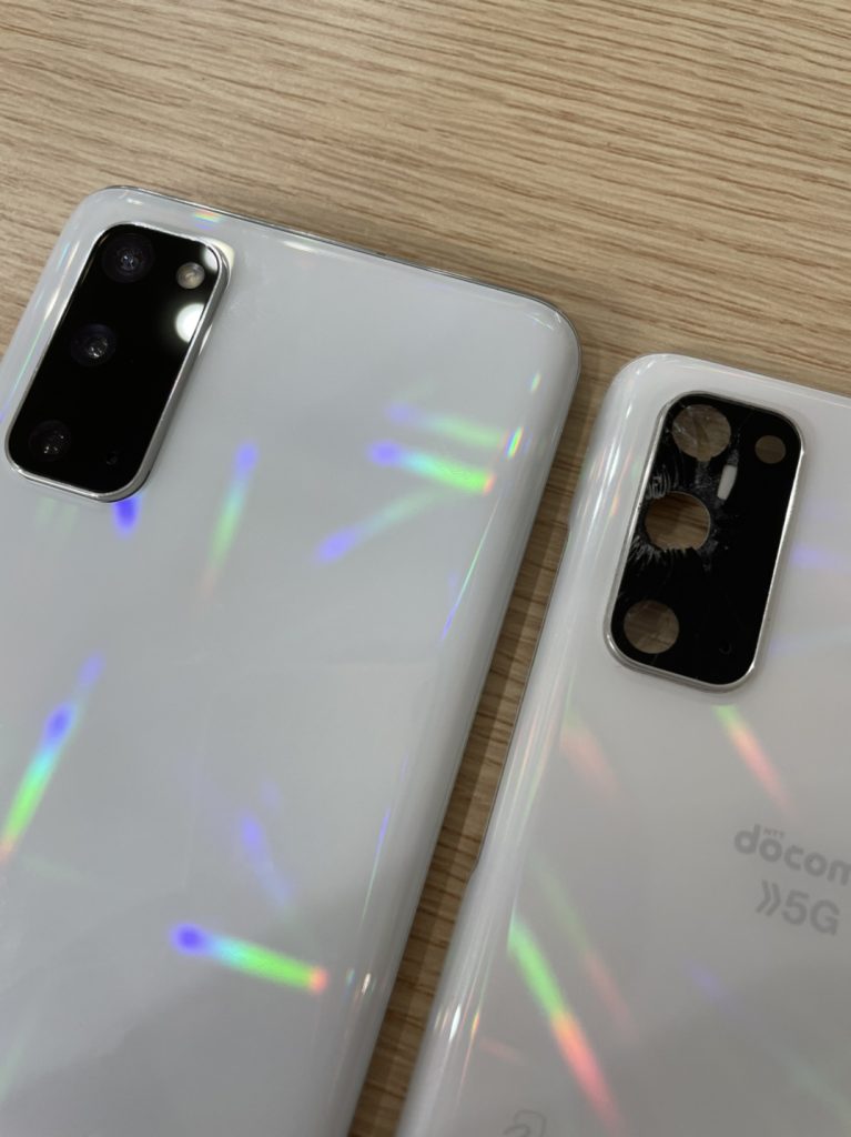 GalaxyS20　カメラレンズ修理完了