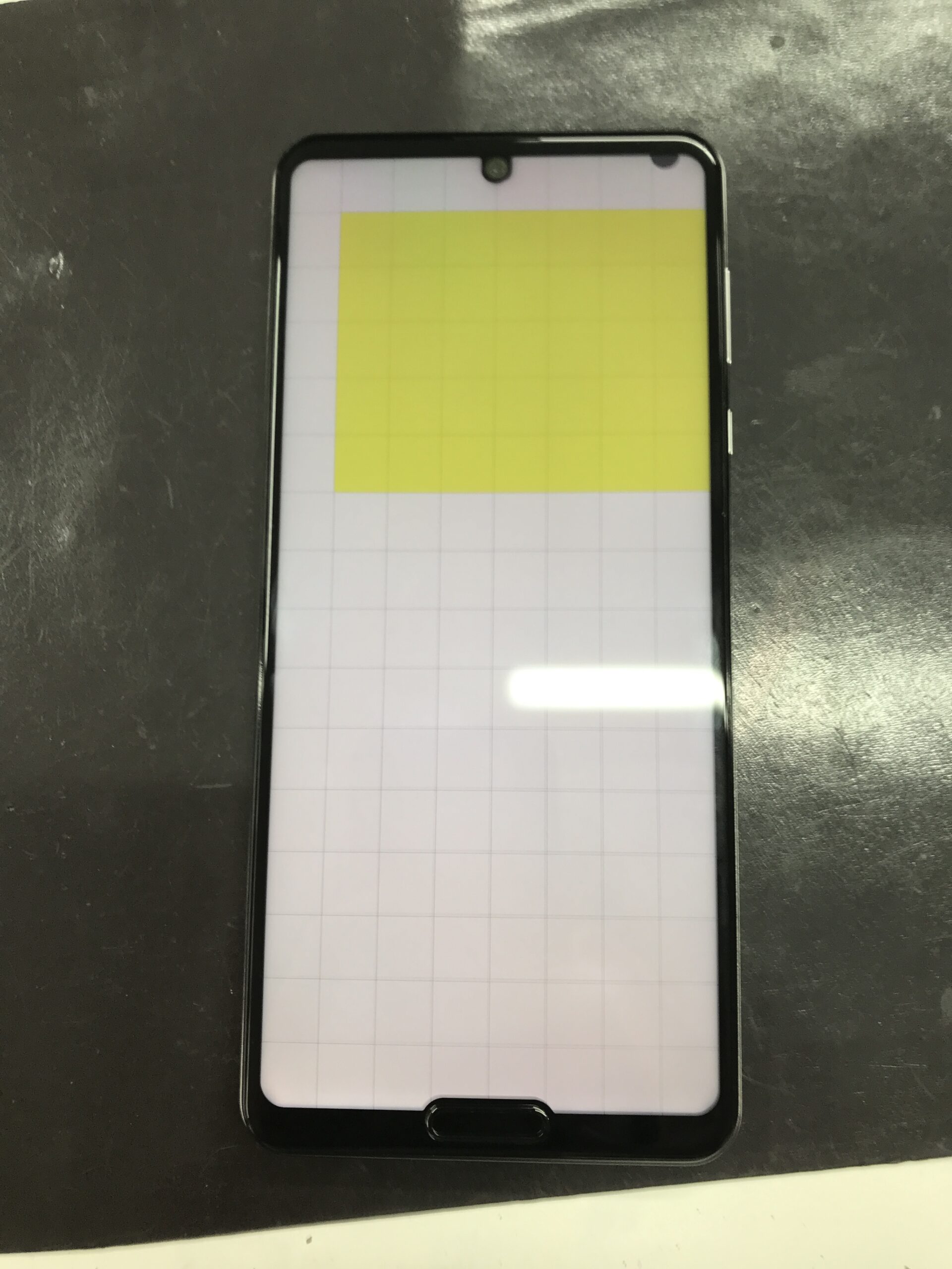 超歓迎された AQUOSR5G】画面に破損が無いのでタッチの一部が反応しない…画面 スマートフォン本体